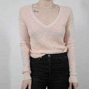 Banana Republic Pastel Knit V Neck Top